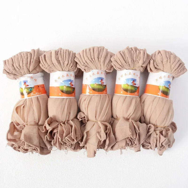 10pairs-50Pairs Transparent Summer Socks Ultrathin Women Nylon Ladies Female Short Ankle Meias Elastic Crystal Spring Silk Sox
