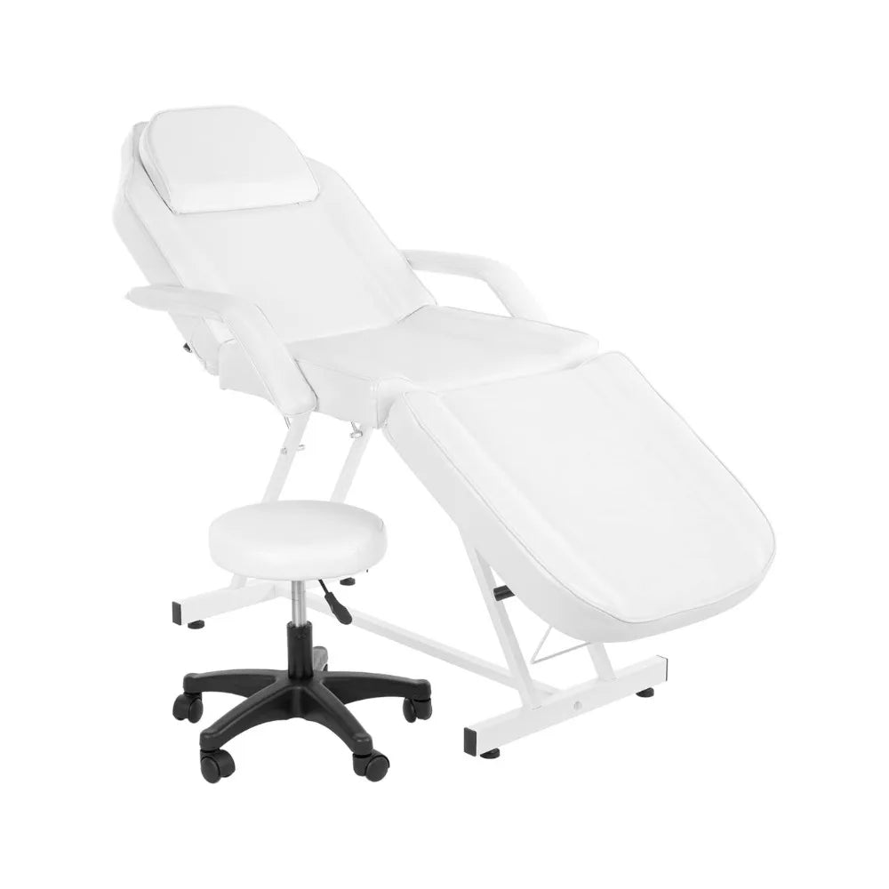 Massage Salon Tattoo Chair Esthetician Bed with Hydraulic Stool, Multi-Purpose Facial Bed Table, Adjustable Beauty Barbe