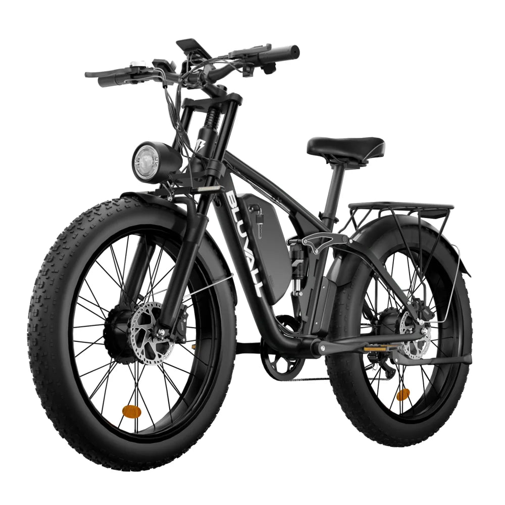 Electric Bicycle 26*4.0 Fat Tire 2000W 52V 22.4AH Battery Road Electric Bike Adults Waterproof Snow Beach EBike