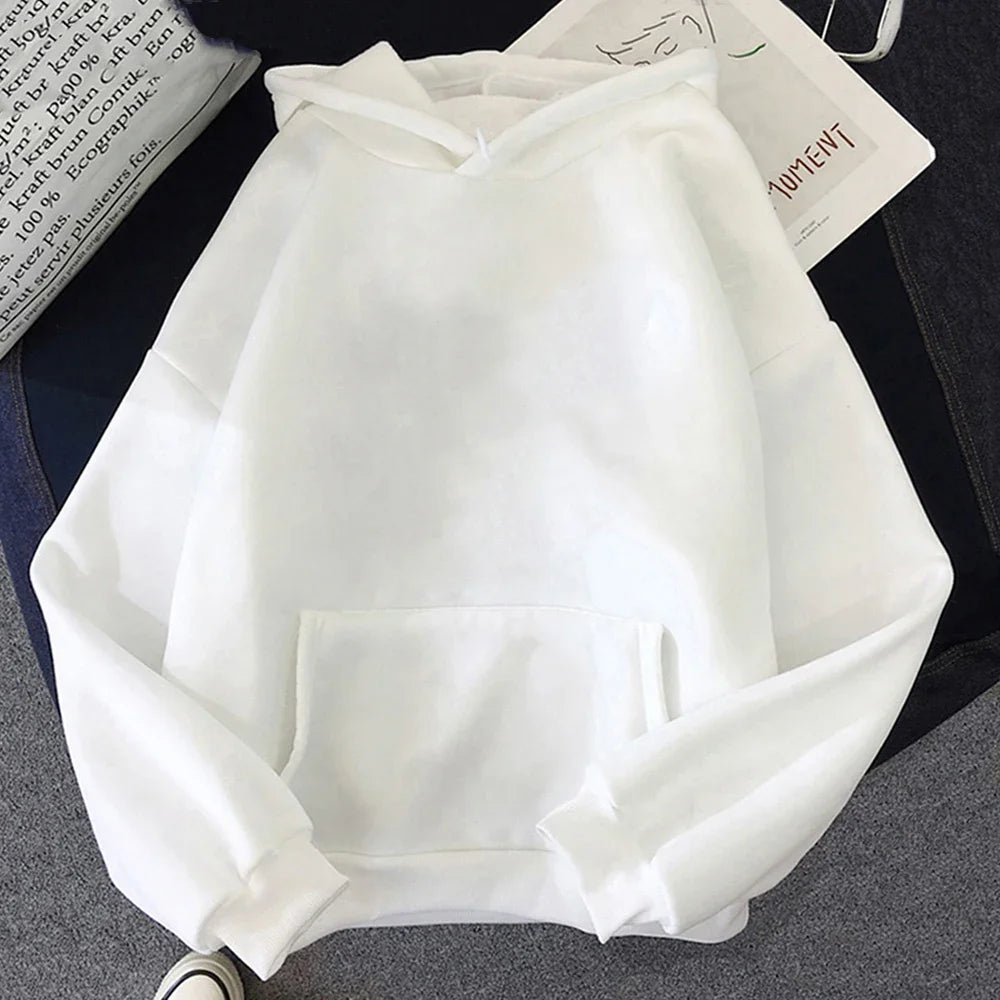 Little Prince and Fox Hoodies Women Casual Sweatshirts Kawaii Cartoon Printing Hoody Cute Clothes for Girls Graphic Hooded Tops