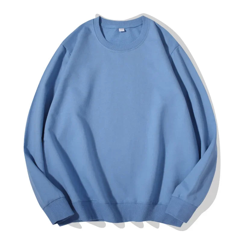 Spring Autumn Womens Sweatshirt 2025 O-neck Solid Harajuku Pullovers Multicolor Casual Cotton Woman Sweatshirts Knit Streetwear