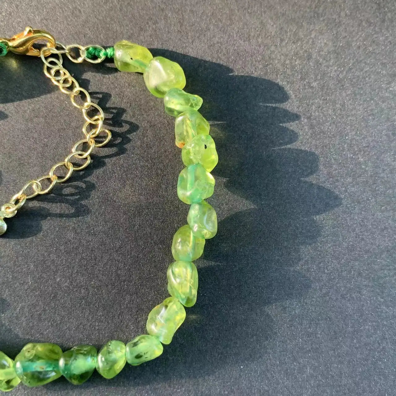 Natural Peridot Bracelet