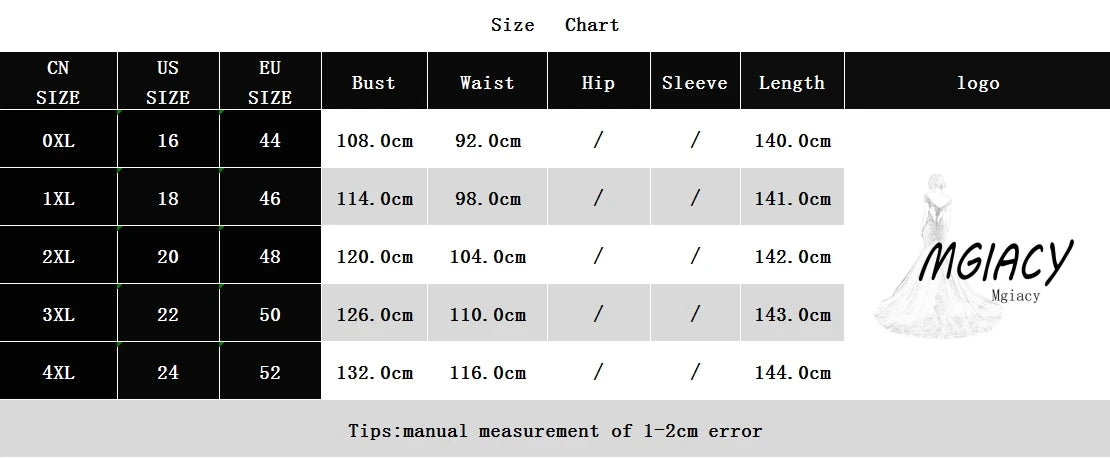 Mgiacy plus size Line neck irregular cross satin wedding gown full skirt Evening gown ball dress Party dress Bridesmaid dress