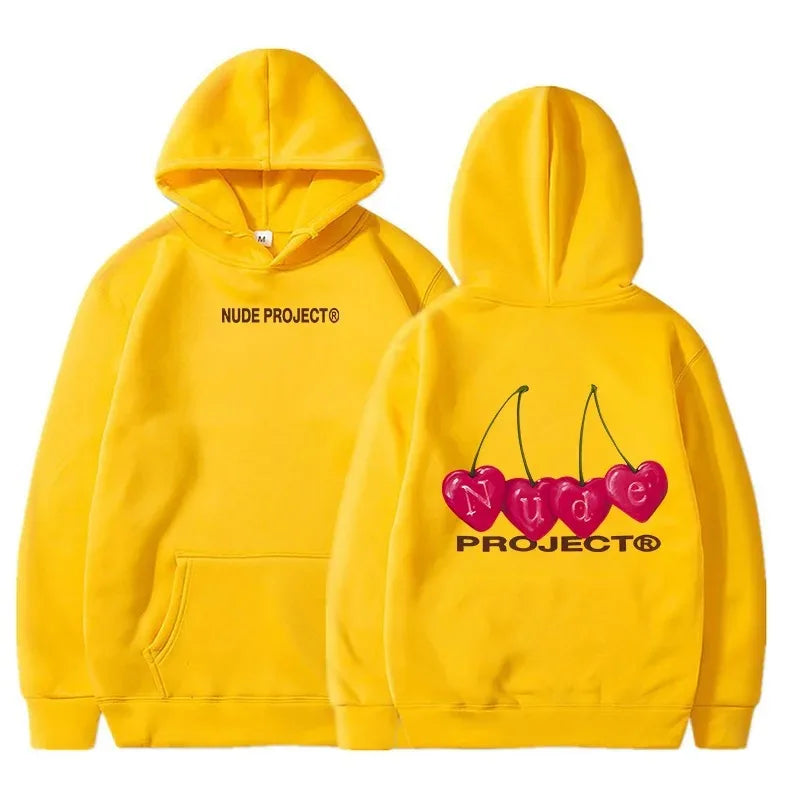 Nude Project Women's Thin Hoodie, Brand Sweatshirts, Y2K Clo