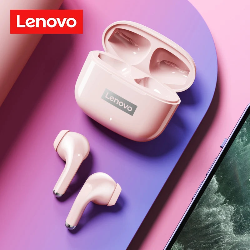100%Original Lenovo LP40 Pro TWS Earphones Wireless Bluetooth 5.1 Sport Noise Reduction Headphones Touch Control 250mAH 2022 New