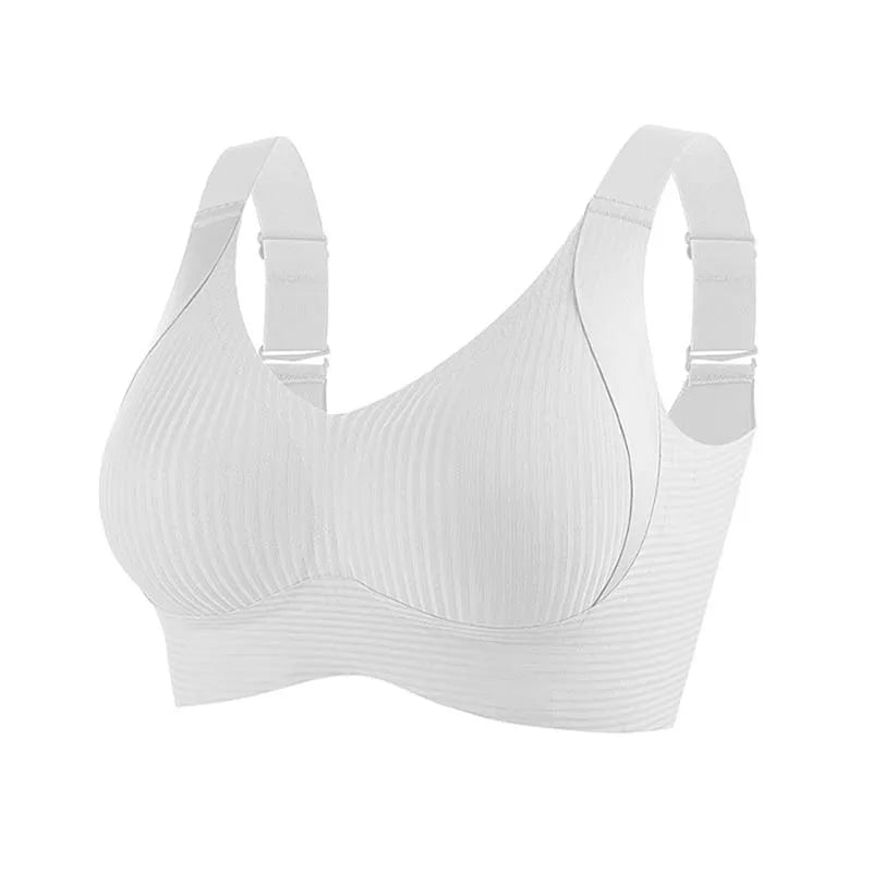 Women's Big Chest Underwear Seamless Anti-Sagging Bra Adjustable Full Cup Bra Comfortable Wireless Lingerie Summer Sports Bras