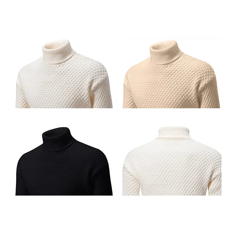 2025 Autumn Winter Turtleneck Sweater Men