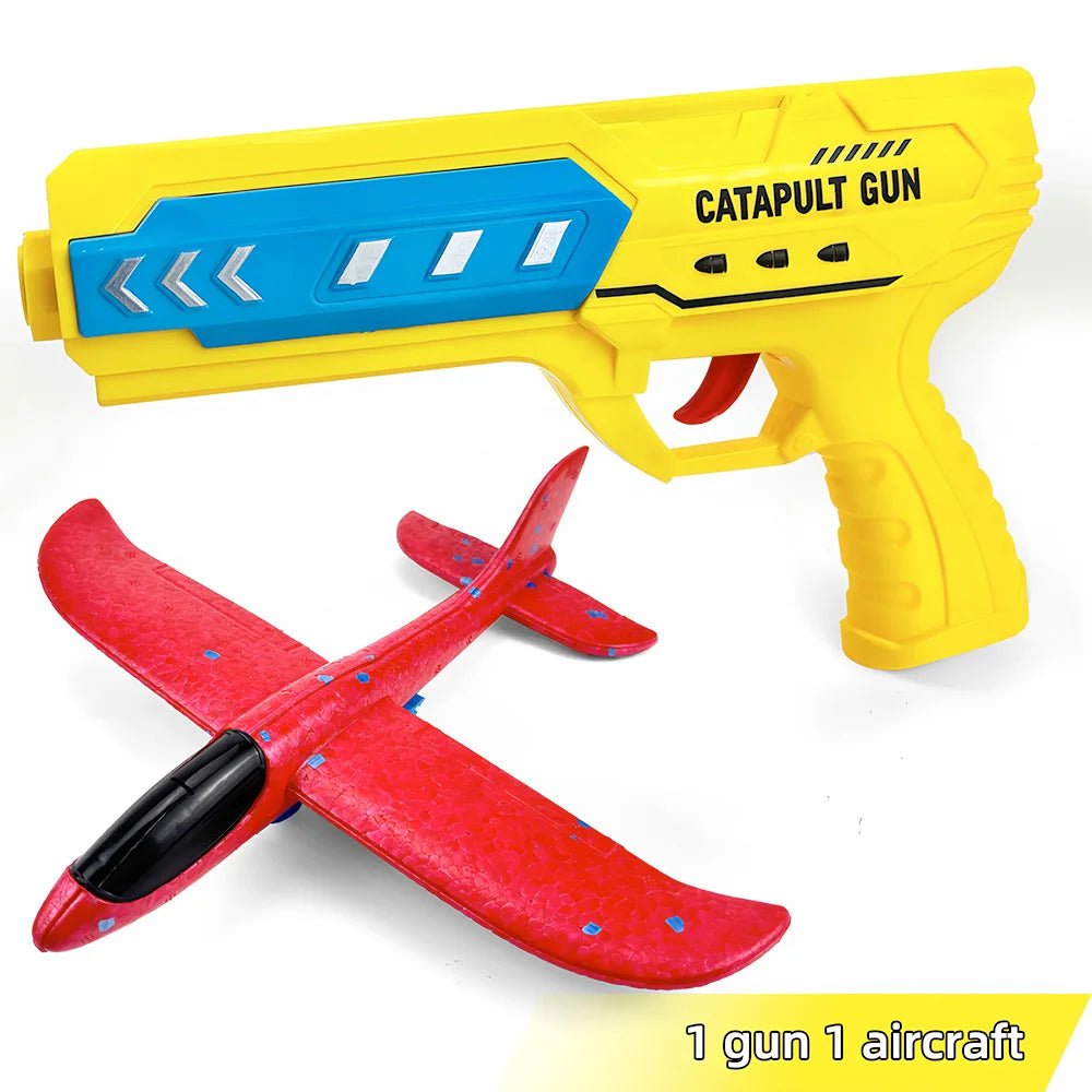 Kids' Catapult Planes, Foam Planes, Gliders, Parent-Child Outdoor Shooting Flying Toys