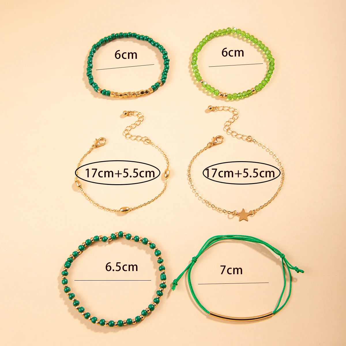 Tocona Fashionable Black Crystal Bracelets Luxury Weave Rice Bead Hand Chain Stars Decorate Jewelry Women Sets Gift 27978