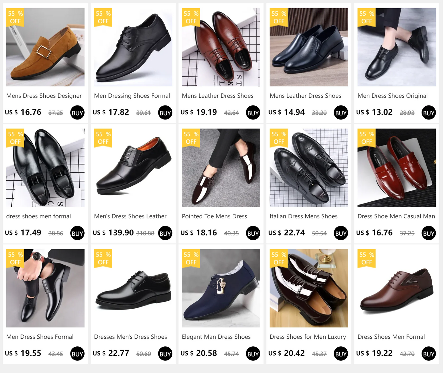 Mens Dress Shoes
