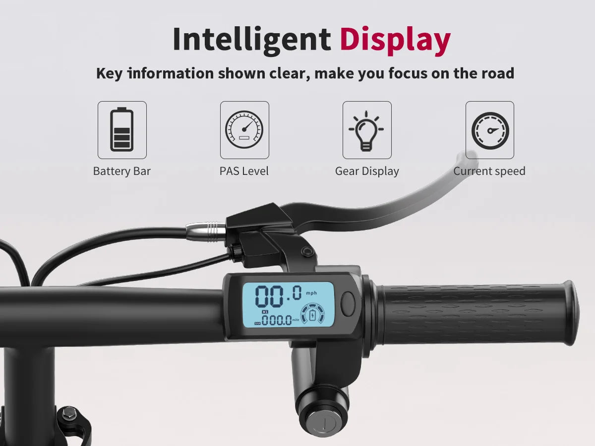 Folding Electric Scooter for Adults, 700W Peak Motor 48V 17.5Ah 300lbs Max Load,10 Full Shock Foldable Motor EScooter Absorption