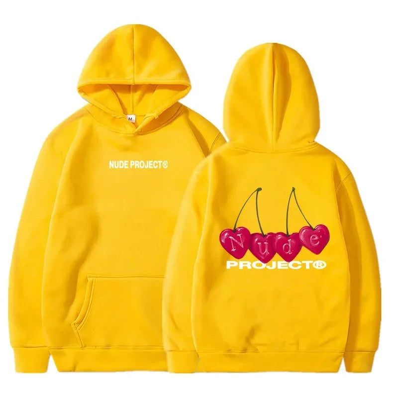 Nude Project Women's Thin Hoodie, Brand Sweatshirts, Y2K Clo
