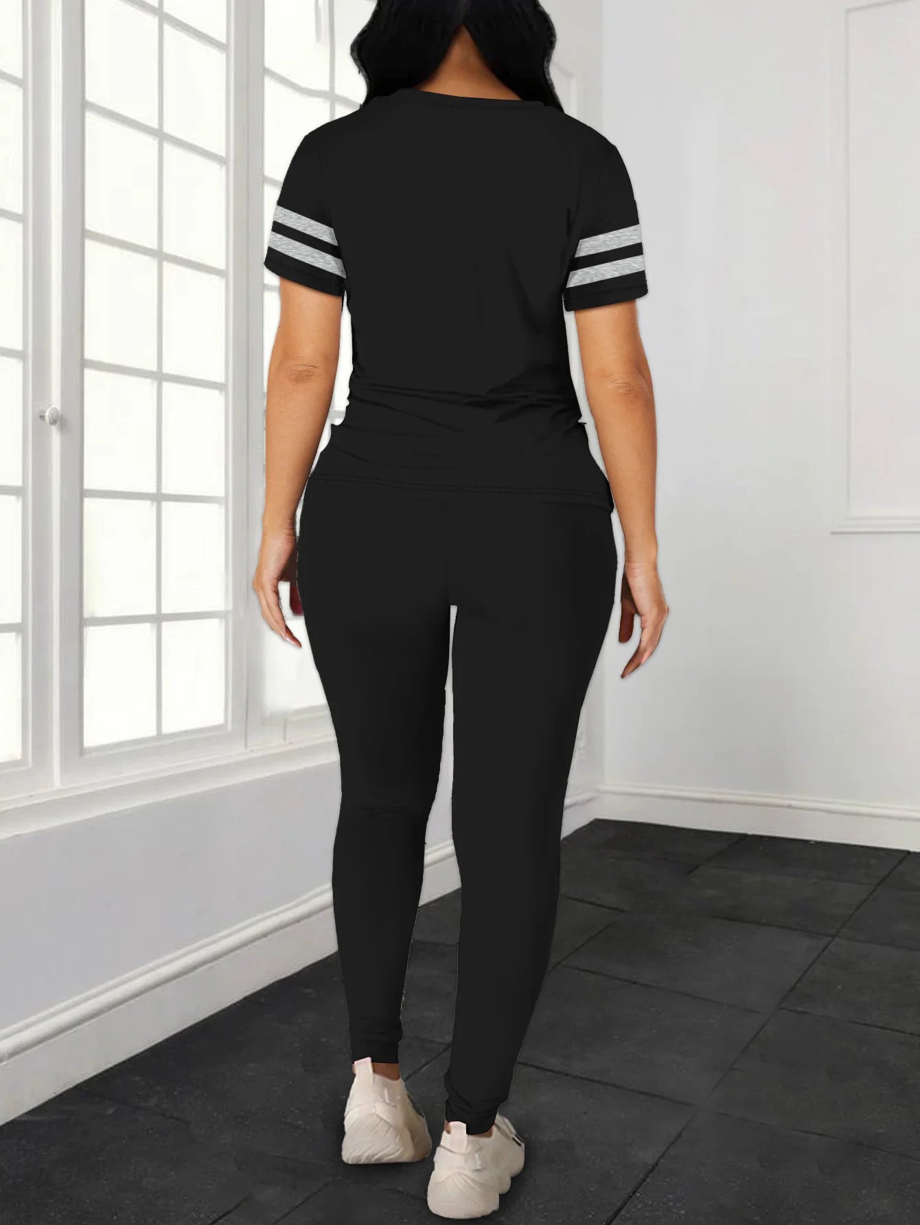 Women's Summer Casual Set Fashionable Comfortable Ensemble Ladies Clothing Outfit