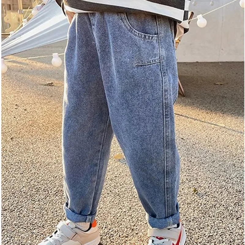 Children's Boy's Clothing 10 12 Years Autumn New Jeans