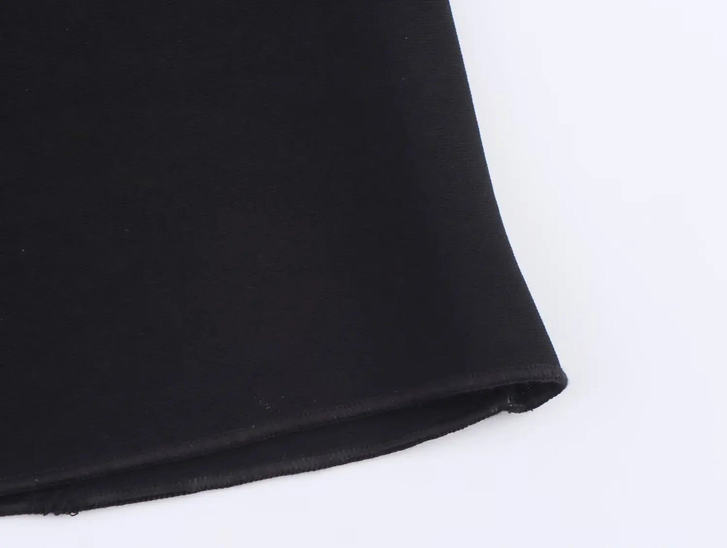 HH Women Suit Black Elasticity Neck Halter Button Design Sleeveless Backless Sexy Top+Elastic Waist Casual Slim Long Pant