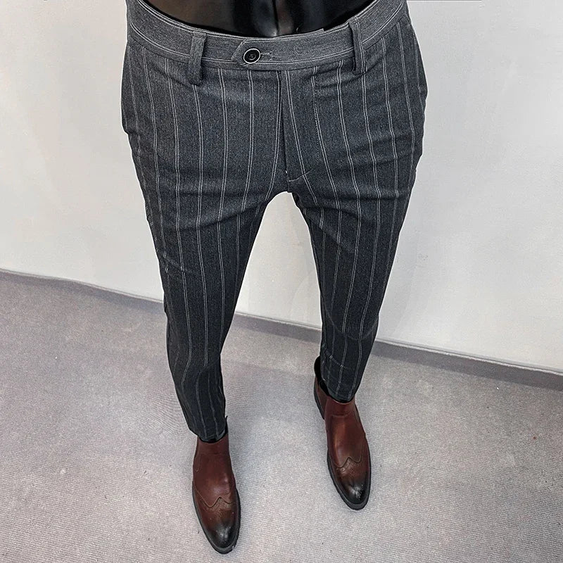 Men Suit Pants Formal Trousers