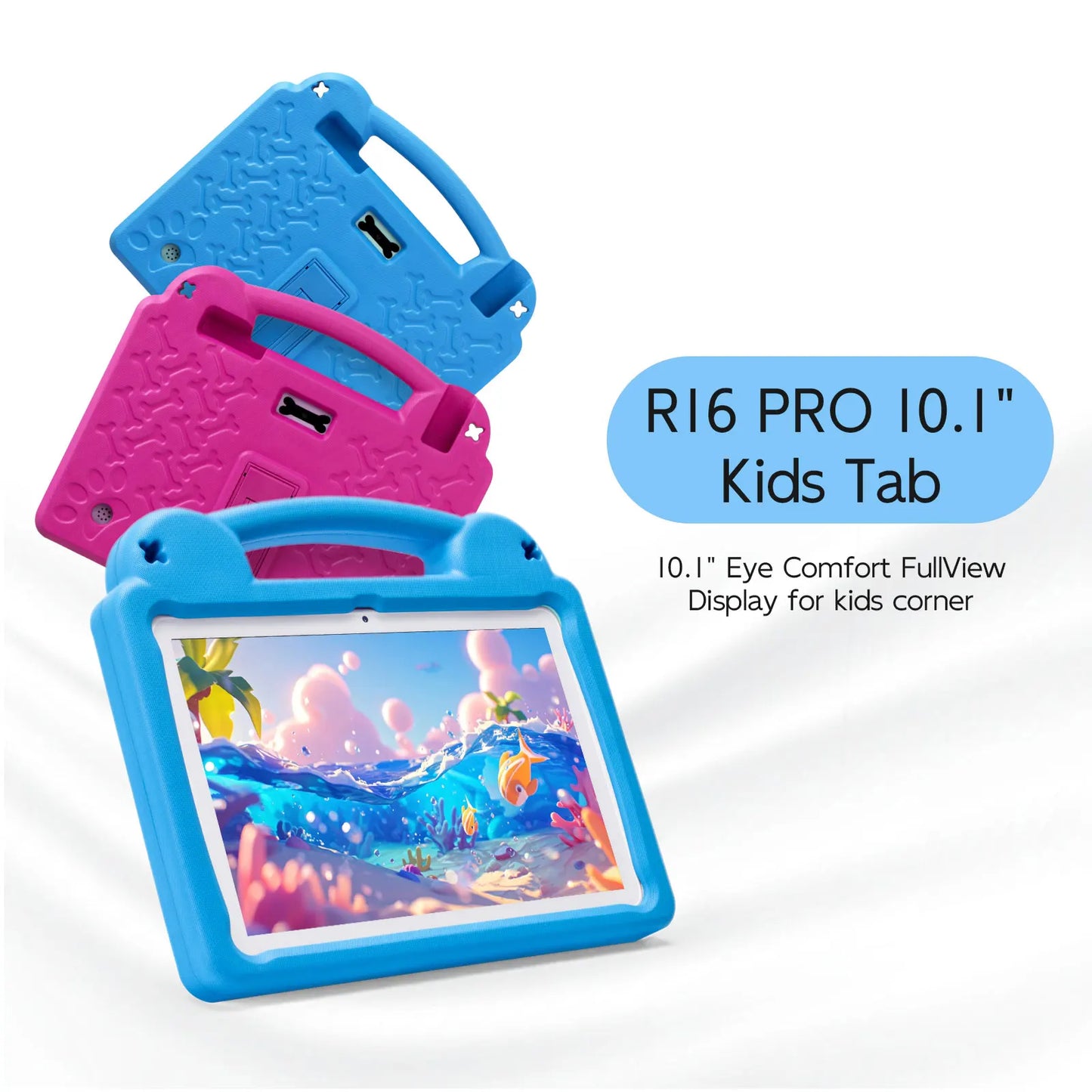 ANRY 2025 Kids Tablet Android 15 10.1 Inch A523 2.0GHZ 8GB(4+4 Expand) RAM 64GB ROM Octa-Core 5000Mah Tablets Children's Gifts