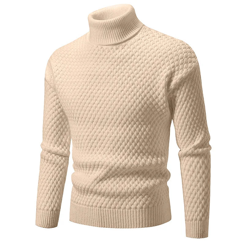 2025 Autumn Winter Turtleneck Sweater Men