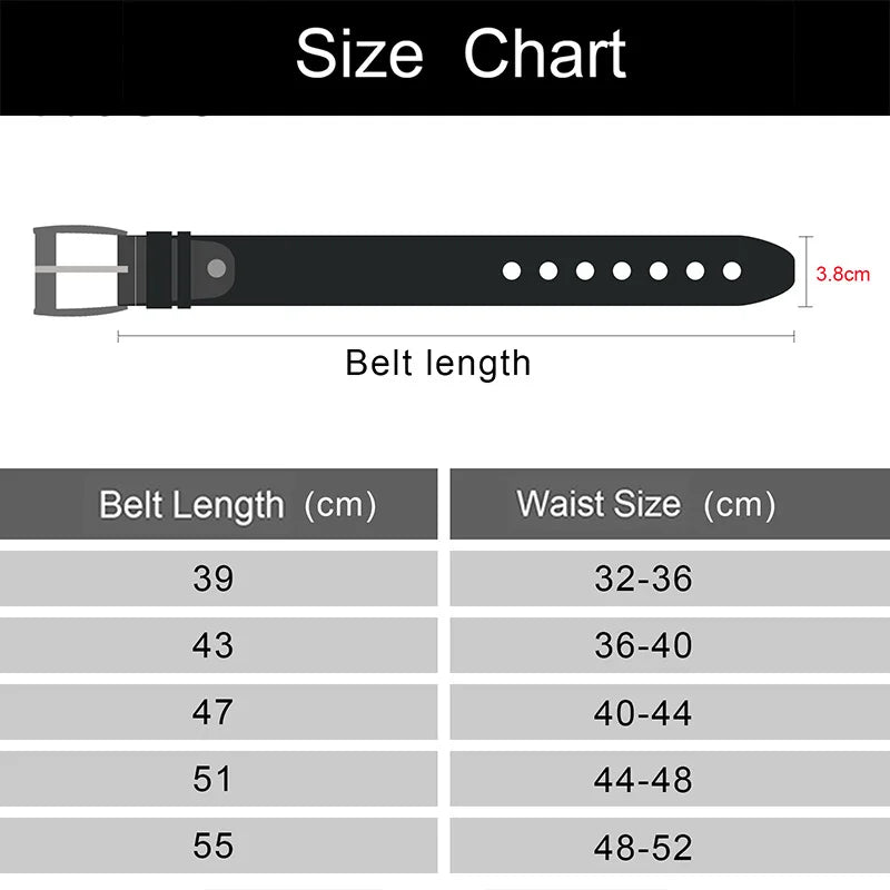 Maikun Genuine Leather Belts For Men For Jeans Trousers Men's Casual Vintage Alloy Pin Buckle Second Layer Leather Belt