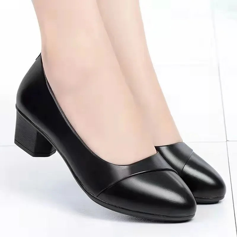 Mid Heel Lady Pumps