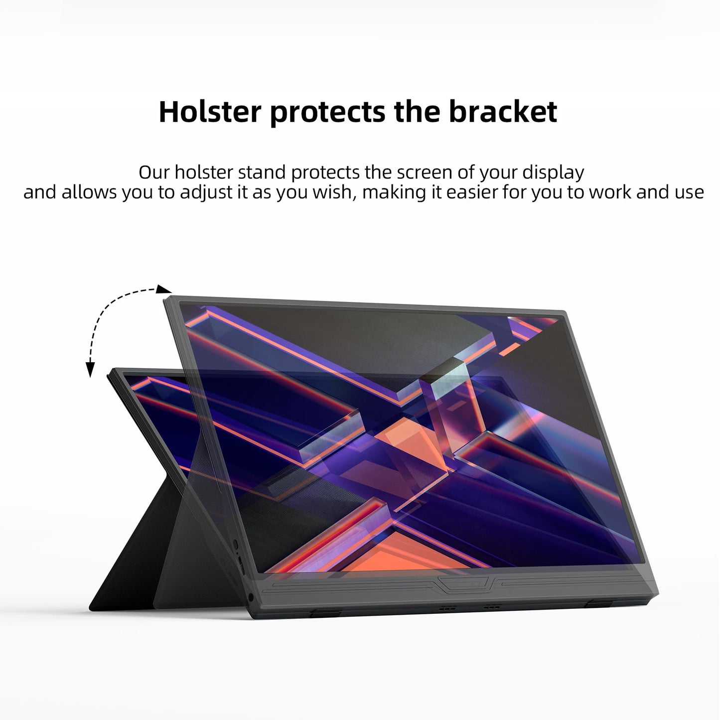14-inch 1920*1080 Portable Monitor 400cd / m² 60HZ 16: 9 For Laptop XBox PS4 / 5 Switch Cell Phone Computer Extension Office