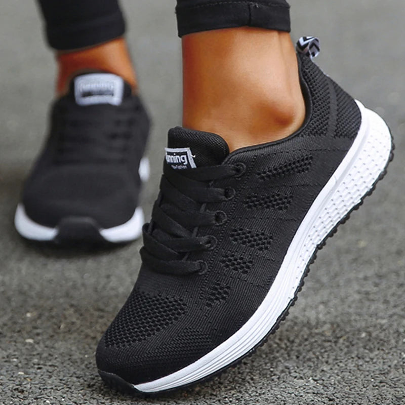 New Arrival Women Flats Footwear Shoes Woman Lace Up Flats Shoes Casual Sneakers Women's Shoes Soft Zapatos Mujer Plus Size