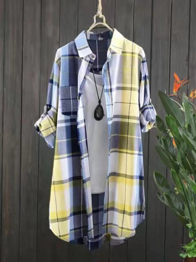 Sleeve Single-breasted Blouses