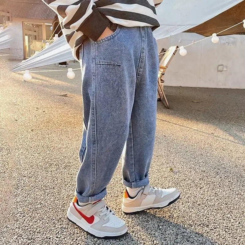 Children's Boy's Clothing 10 12 Years Autumn New Jeans