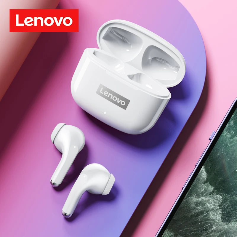 100%Original Lenovo LP40 Pro TWS Earphones Wireless Bluetooth 5.1 Sport Noise Reduction Headphones Touch Control 250mAH 2022 New