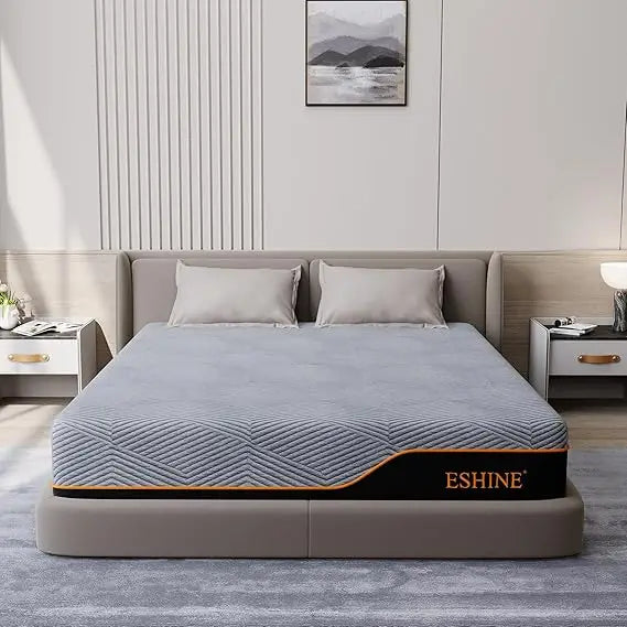 14 Inch King Gel Memory Foam Mattress - Back Pain Relief & Pressure Relief, Green Tea Infused, CertiPUR-US Certified, Bed in a