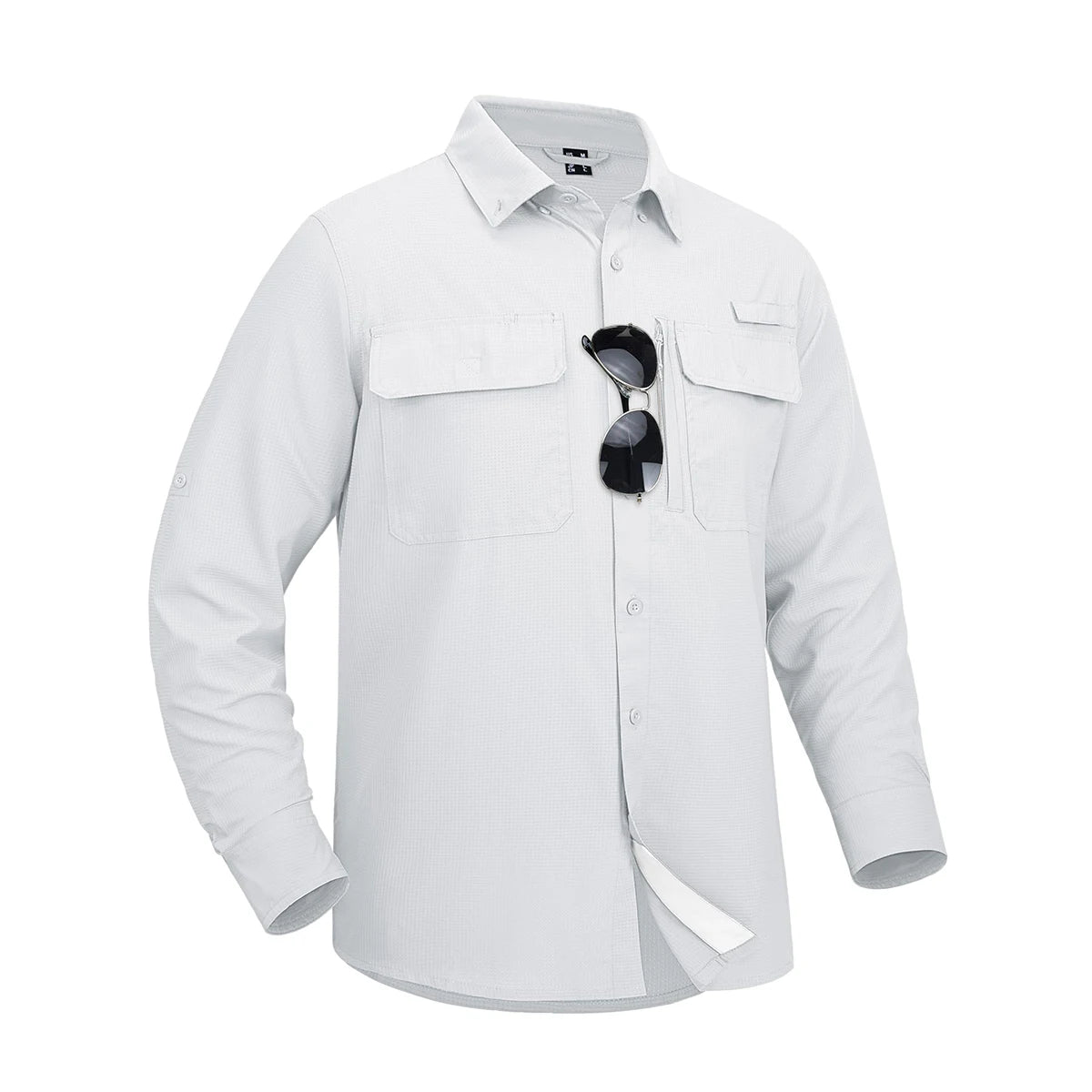 MAGCOMSEN Men's Long Sleeve Shirt with 3 Pockets