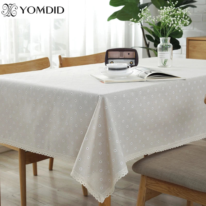 Daisy Flower Tablecloth