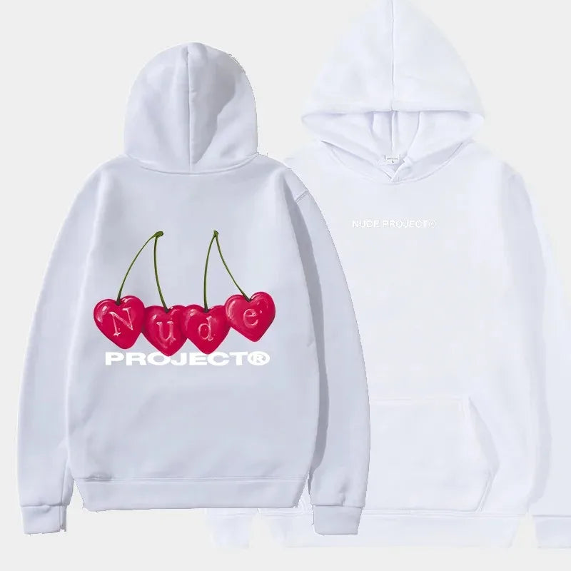 Nude Project Women's Thin Hoodie, Brand Sweatshirts, Y2K Clo