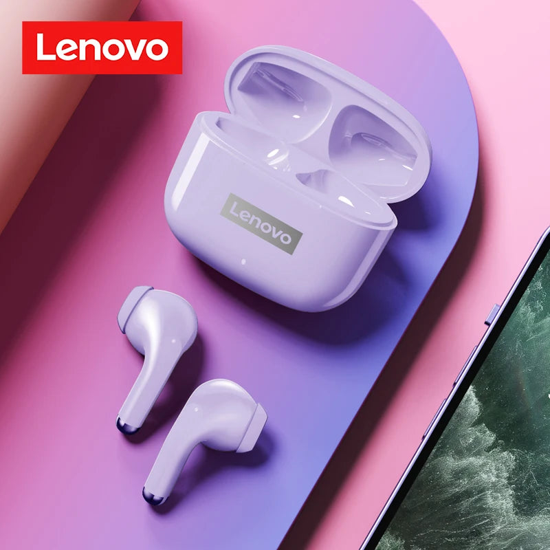 100%Original Lenovo LP40 Pro TWS Earphones Wireless Bluetooth 5.1 Sport Noise Reduction Headphones Touch Control 250mAH 2022 New