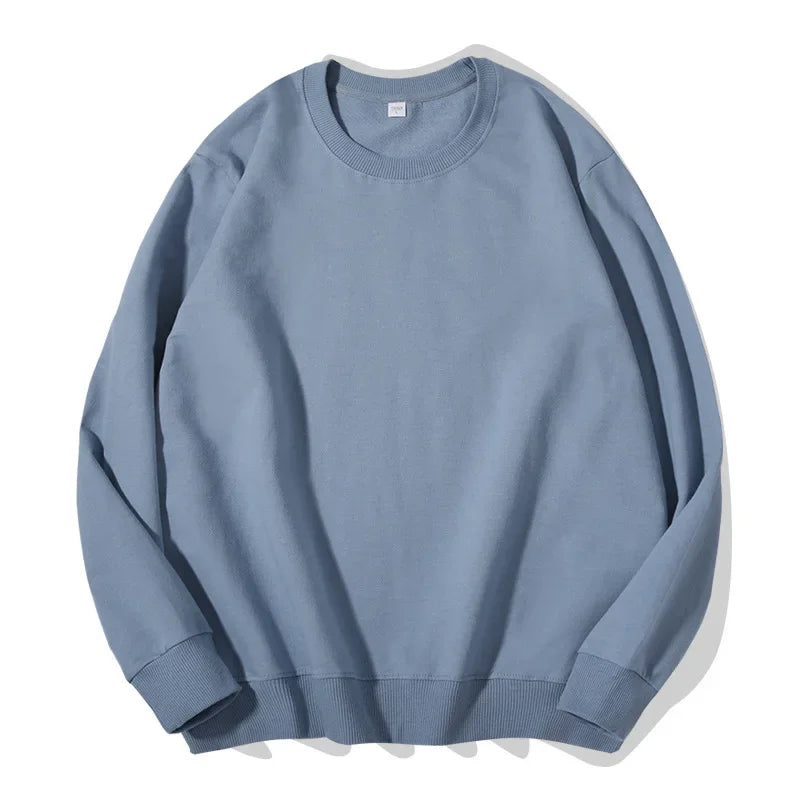 Spring Autumn Womens Sweatshirt 2025 O-neck Solid Harajuku Pullovers Multicolor Casual Cotton Woman Sweatshirts Knit Streetwear
