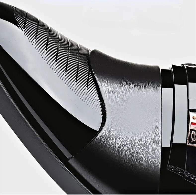 Leather Shoes for Men Wedding Formal Oxfords Business Casual Office Work Shoes for Men Classic Luxury Pointy Men's Dress Shoes
