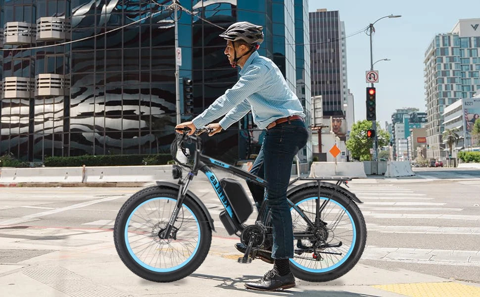 Electric Bike 2000W Dual Motor 48V23AH Lithium Battery E Bike Hydraulic Disc Brake 26 Inch All-terrain Fat Tire Electric Bicycle