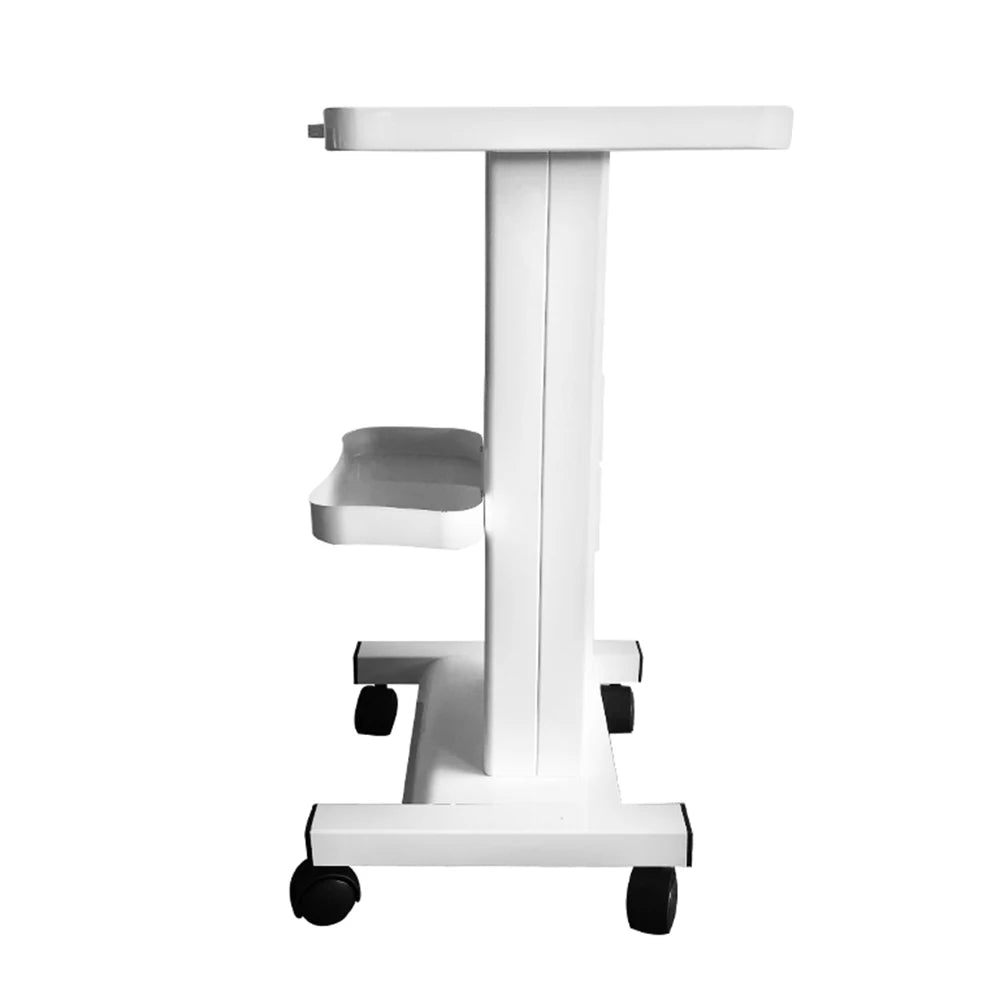 110V White Salon Trolley Beauty Salon Trolley Cart, Beauty Salon Rolling Cart Stand Roller Trolley with Sockets For Beauty Salon