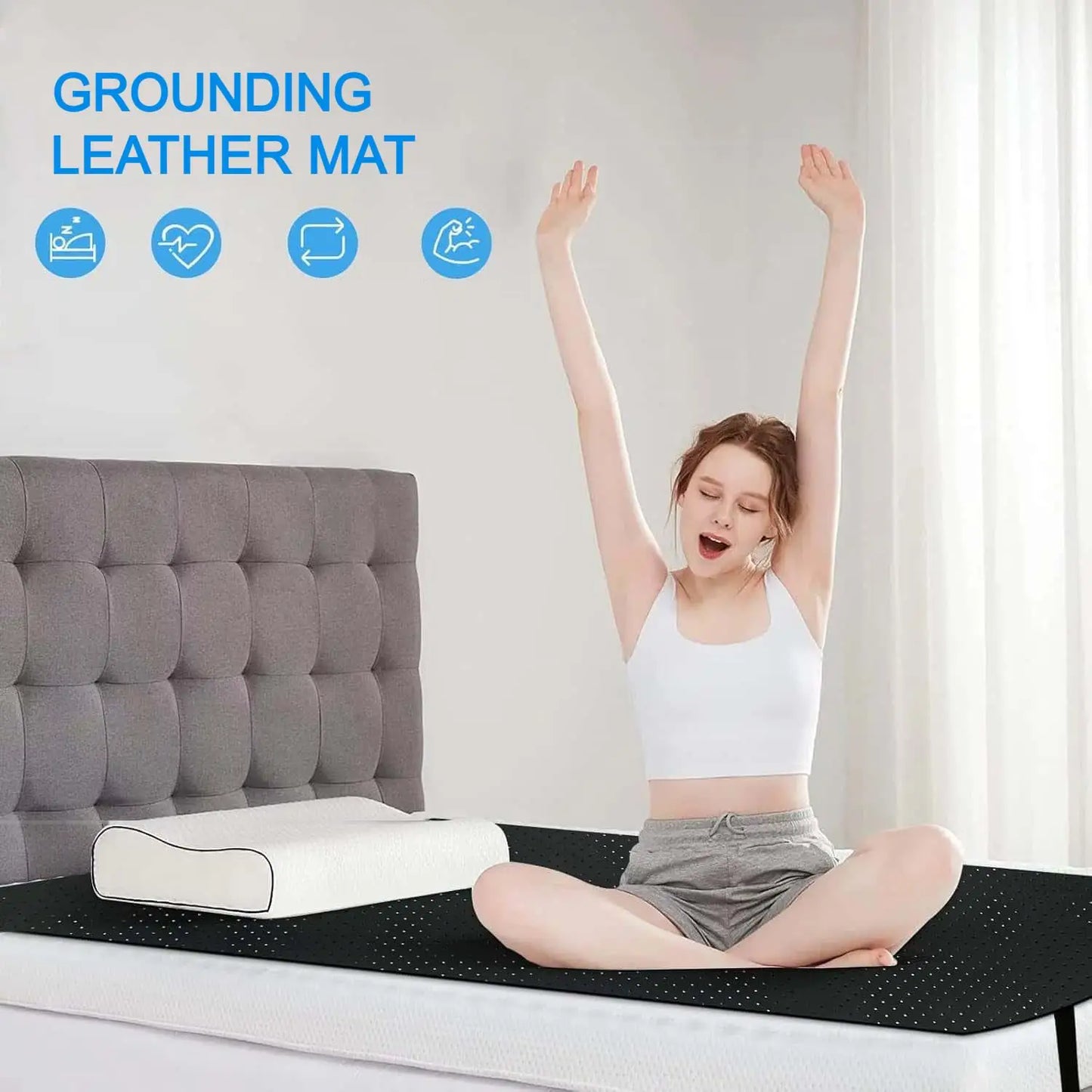 Grounding Sheet Combo, Grounding Mat, Perforated Design 100% Cotton.