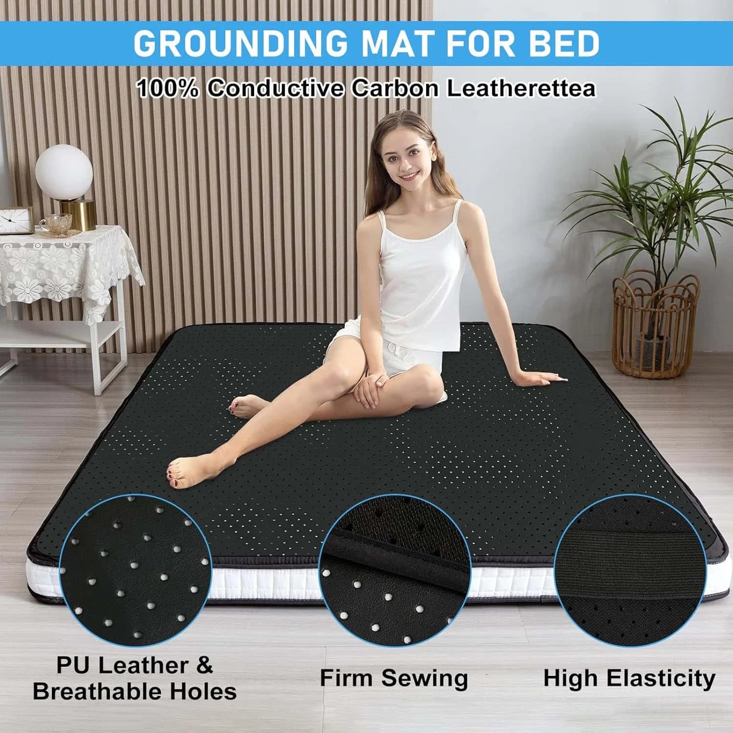 Grounding Sheet Combo, Grounding Mat, Perforated Design 100% Cotton.