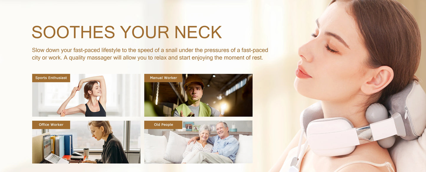 Simulated Human Finger Massage Multifunctional Massager, Multi-Level Adjustable, Fully Wrapped Shoulder and Neck Massage Shawl, Constant Temperature Heating + Three-Dimensional Kneading, Directly Targets Muscle Strain