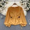 Autumn Full Sleeve Casual Blouses Women Shirts Ladies Party Tops Clothes Women