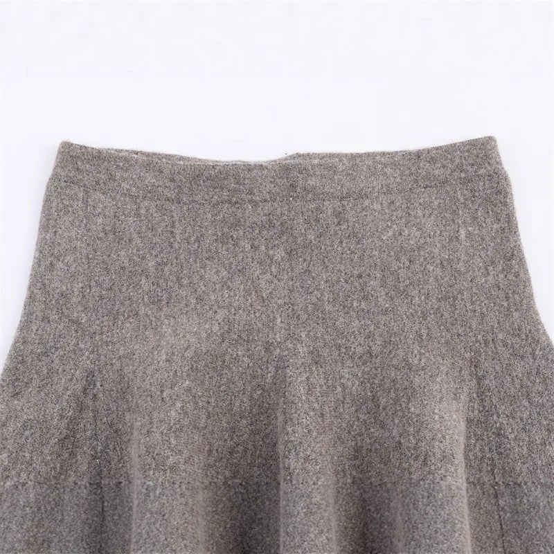 American Design Long Sleeve Top and Skirt Elegant Set Women's Sets