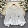 Autumn Full Sleeve Casual Blouses Women Shirts Ladies Party Tops Clothes Women