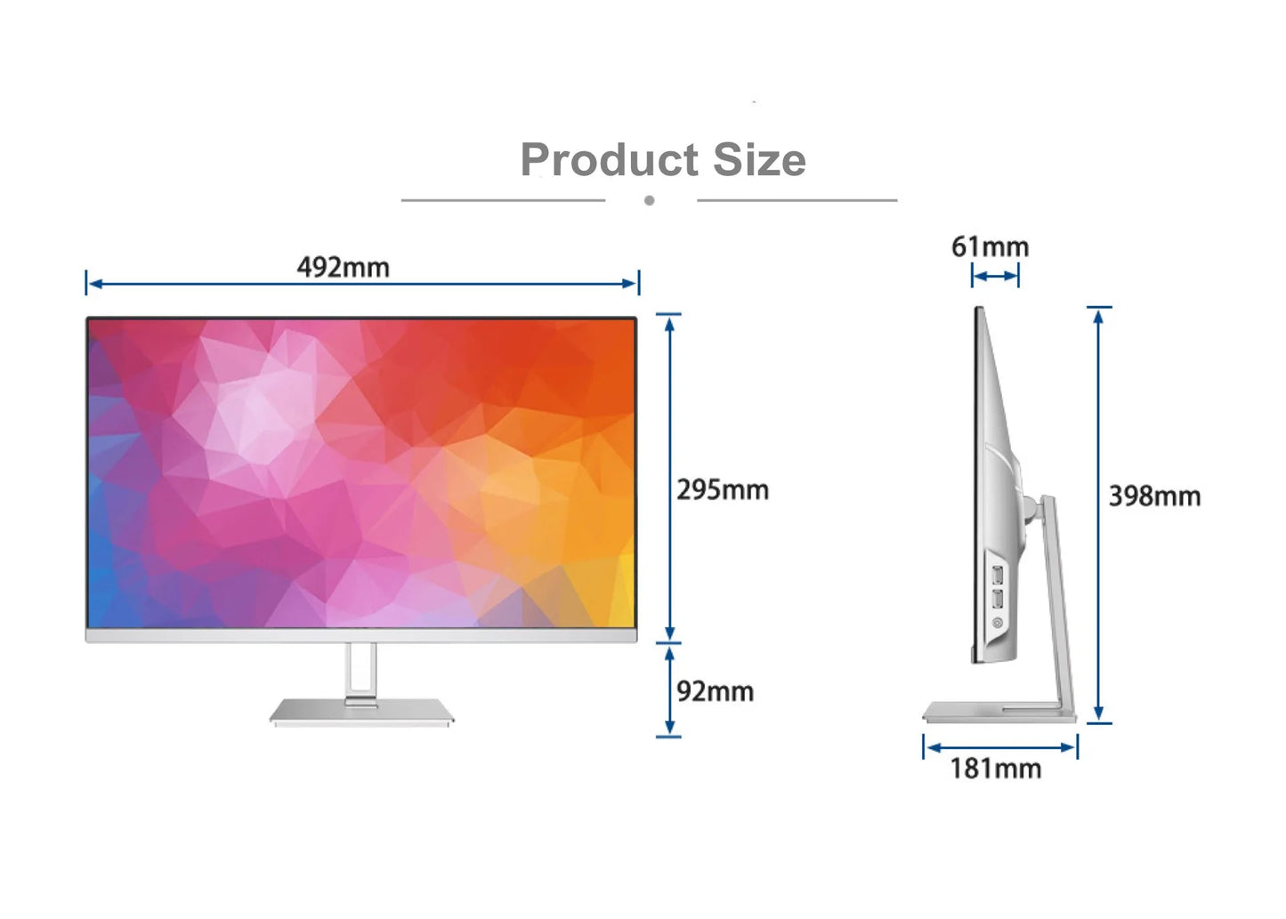 AOTESIER Pc All In One 19.1inch 21.5inch 23.8inch Desktop Computer I7 I5 I3 Monoblock Gaming All In One Computer For business