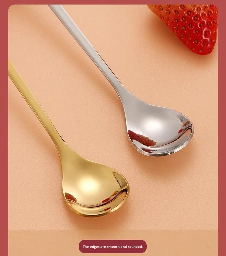 Christmas Tableware Santa Elk Doll Dessert Spoons Fork 2pcs Set One Gift Set Box