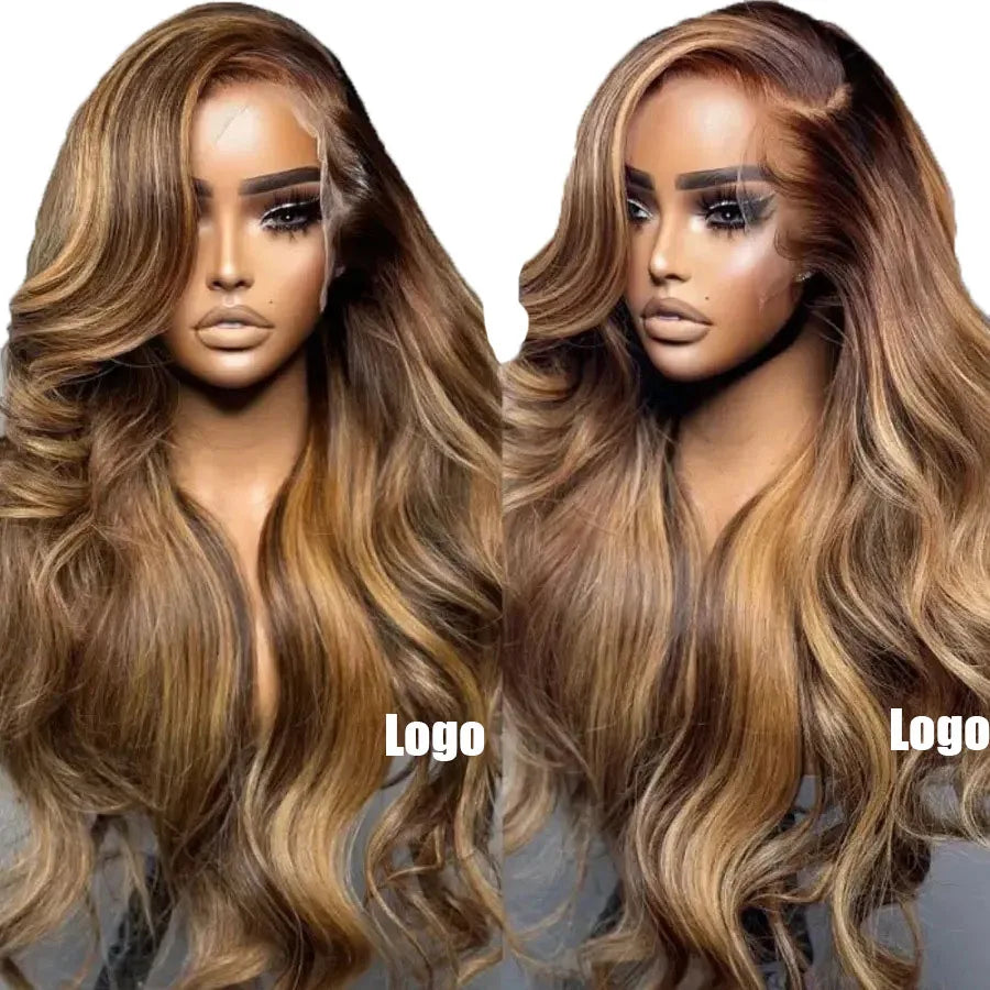 14inches Front Lace Gradient Wig Long Curly Big Wave Europe, America and Africa Popular Wholesale Spot