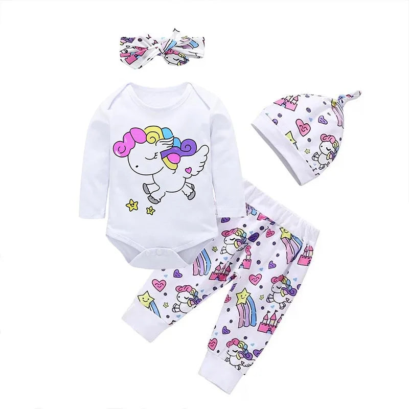 Newborn Baby Girl Clothes Sets Infant