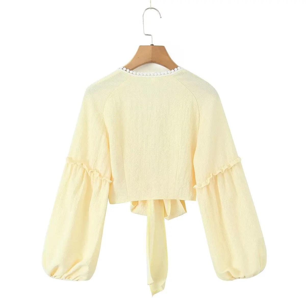 TAOP&ZA  New Women's Clothing European and American Style Fashionable All-match Bubble Grid Leisure Suit 25023