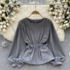 Autumn Full Sleeve Casual Blouses Women Shirts Ladies Party Tops Clothes Women